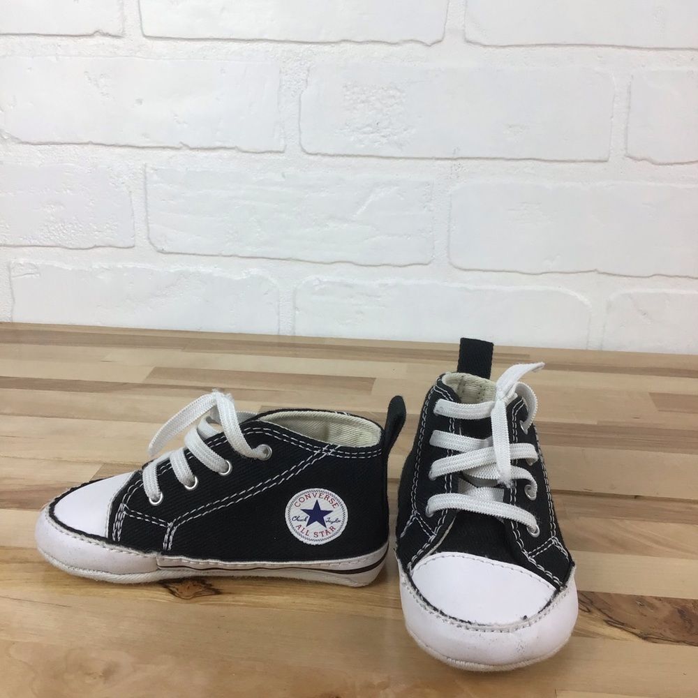 BABY Converse All Star Chuck Taylor  black shoes size 4